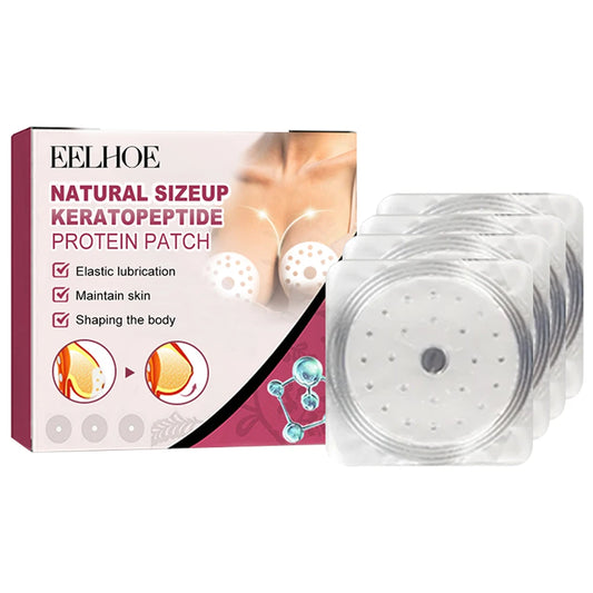 4 Pcs Breast Enlargement Patch Size Up Women Bust Firming Lifting Pads Enlargement Moisturizing Firmer Patches for Breast Care